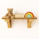 Ver imagem 5 de Kit 5 Prateleiras Multiuso 28 Cm + Mão Francesa Natural