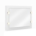 Ver imagem 1 de Painel Com Espelho Para Penteadeira Cr35019 Branco