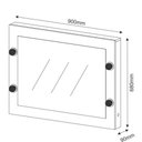 Ver imagem 3 de Painel Com Espelho Para Penteadeira Cr35019 Branco