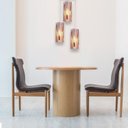 Ver imagem 1 de Pendente 03 Luzes E27 10x10x27cm Mirage YHM103E27PDZCOV2 Bronzearte