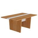 Ver imagem 1 de Mesa para Escritório para Reunião com 2 Tomadas Freijó/branco