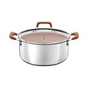 Ver imagem 5 de Jogo de Panelas Tramontina Romagna 28799330 Inox / Marfim