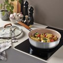 Ver imagem 7 de Jogo de Panelas Tramontina Romagna 28799330 Inox / Marfim