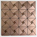 Ver imagem 1 de Pastilha de Metal Autocolante de 29cm x 29cm Rende  Glass Mosaic