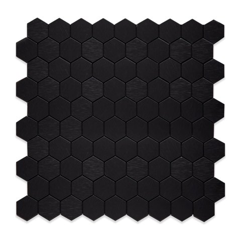 Pastilha Autocolante de Metal de 30cm X 30cm Rende  Glass Mosaic