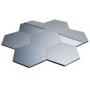 Ver imagem 2 de Pastilha Autocolante de Metal de 30cm x 30cm Rende  Glass Mosaic