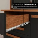 Ver imagem 4 de Cozinha Compacta Donna Plus 6 Portas e 2 Gavetas MDP Yescasa Cinza/Mel/Grafite