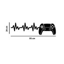 Ver imagem 2 de Adesivo Controle Ps 5 Video Game Frequencia Cardíaca Gamer Decoração