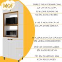Ver mais imagens de Cozinha Compacta Bariloche 12 Portas 2 Gavetas com Tampo 100% MDF Branco - Indékes