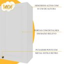Ver imagem 6 de Cozinha Compacta Bariloche 12 Portas 2 Gavetas com Tampo 100% MDF Branco - Indékes