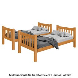Beliche Atlanta Multifuncional Reforçada que Vira Duas Camas Nature - 3