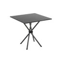 Ver imagem 4 de Conjunto de Mesa Tubular 70x70cm Tampo em Ardósia com 4 Cadeiras Ane B Cinza/Preto Floral/Mart Prata/Indiana