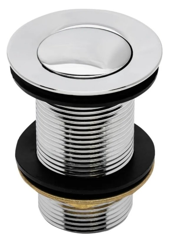 Válvula Click Aço Inox Para Cubas Pias De Lavatório / Tanque - 1