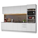 Ver imagem 3 de Armário de Cozinha Completa 310cm Branco Stella Madesa 01
