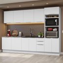 Ver imagem 1 de Armário de Cozinha Completa 310cm Branco Stella Madesa 01