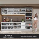 Ver imagem 6 de Armário de Cozinha Completa 310cm Branco Stella Madesa 01