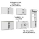 Ver imagem 5 de Armário de Cozinha Completa 310cm Branco Stella Madesa 01