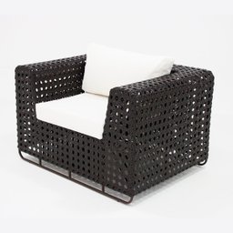 Jogo Conjunto de Sofá Completo para Sala Varanda Jardim Área Externa Modelo Fúcsia Fibra Sintética - 4