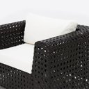 Ver imagem 2 de Jogo Conjunto de Sofá Completo para Sala Varanda Jardim Área Externa Modelo Fúcsia Fibra Sintética