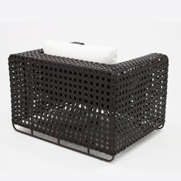 Jogo Conjunto de Sofá Completo para Sala Varanda Jardim Área Externa Modelo Fúcsia Fibra Sintética - 5