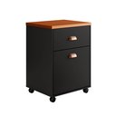 Ver imagem 4 de Gaveteiro Escritório 2 Gavetas com Rodinhas Faria Lima Preto