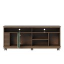 Ver imagem 6 de Rack Bancada Jurerê 1.5 Amêndoa/hortelã para Tv até 65” - Colibri