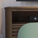 Ver imagem 3 de Rack Bancada Jurerê 1.5 Amêndoa/hortelã para Tv até 65” - Colibri