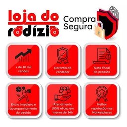 Kit 4 Rodinhas 50mm Silicone Gel 2 com / 2 sem Trava - 6