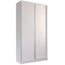 Ver imagem 2 de Guarda Roupa Solteiro 2 Portas de Correr Branco