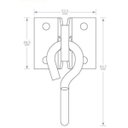 Ver imagem 4 de Kit Gancho Armador Rede Aço Completo C/Bucha+Parafusos Preto