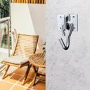 Ver imagem 5 de Kit Gancho Armador Rede Aço Completo C/Bucha+Parafusos Preto