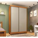 Ver imagem 2 de Guarda Roupa Solteiro 2 Portas 2 Gavetas com 6 Pés Vaticano Espresso Móveis