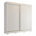 Ver imagem 3 de Quarto de Casal 3 Peças 1 Guarda Roupa 1 Cômoda 1 Cabeceira Renata Espresso Móveis Branco