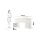 Ver mais imagens de Quarto de Casal 3 Peças 1 Guarda Roupa 1 Cômoda 1 Cabeceira Renata Espresso Móveis Branco