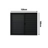 Janela de Alumínio Veneziana 100x120cm 3 Folhas Fortline Atlântica - 2