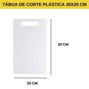 Ver imagem 7 de Tábua Corte Carne Legumes Plástico Resistente com Alça 30x20cm