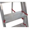 Escada de Alumínio 5 Degraus Duplos Prática Art Factory - 7