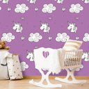Ver imagem 1 de Papel de Parede Infantil - Unicórnios 2 Arte Destaque 2 Metros