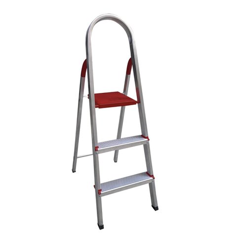 Escada de Alumínio 3 Degraus Prática Art Factory