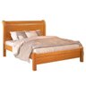 Cama Casal 187 com Detalhe na Cabeceira e Pés Reforçados de Madeira 100% Mdf:cinamomo - 1
