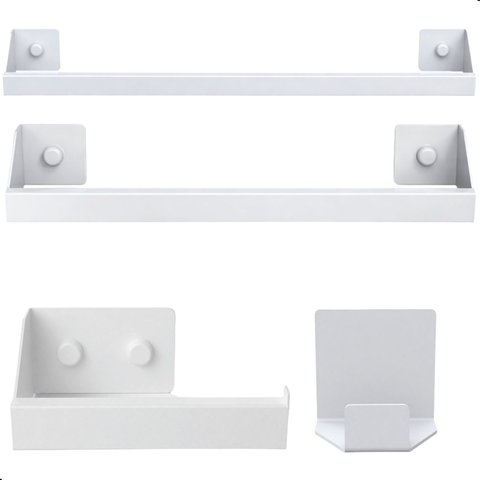 Kit de Acessórios para Banheiro Branco 4PCS F.Master Slim Df