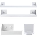 Ver imagem 1 de Kit de Acessórios para Banheiro Branco 4PCS F.Master Slim Df