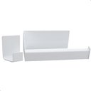 Ver imagem 4 de Kit de Acessórios para Banheiro Branco 4pcs F.master Slim Df