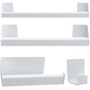 Ver imagem 1 de Kit de Acessórios para Banheiro Branco 4pcs F.master Slim Df