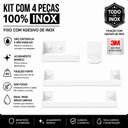 Ver imagem 6 de Kit de Acessórios para Banheiro Branco 4PCS F.Master Slim Df