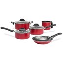 Ver imagem 1 de Conjunto de Panelas Antiaderente Brinox Anis Vermelho Borgonha 5 peças