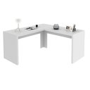 Ver imagem 1 de Mesa Angular para Escritório Home Office ME4116 MDP Branco - Gran Belo