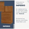 Cabeceira Extensiva Casal Queen Império Benetil Móveis Cinamomo - 4