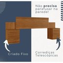 Ver imagem 3 de Cabeceira Extensiva Casal Queen Império Benetil Móveis Cinamomo