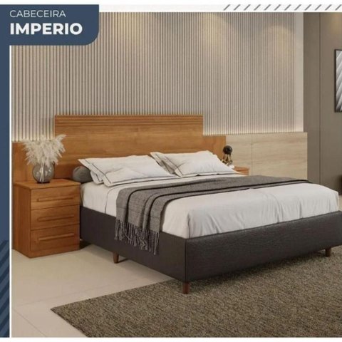 Cabeceira Extensiva Casal Queen Império Benetil Móveis Cinamomo